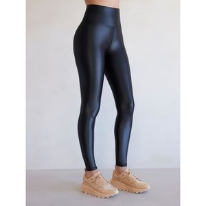 Carbon38 High-Rise Full-Length Shine Leggings